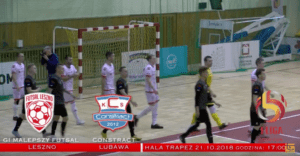 GI Malepszy Futsal Leszno - Constract Lubawa (skrót meczu) - YouTube