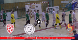 GI Malepszy Futsal Leszno – AZS UW Warszawa 6:1 (3:1) skrót meczu 12.12.2018