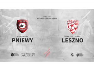 Red Dragons Pniewy – GI Malepszy Futsal Leszno 4:2 (1:1) skrót